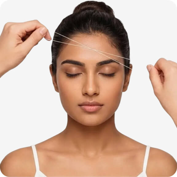 Forehead Threading